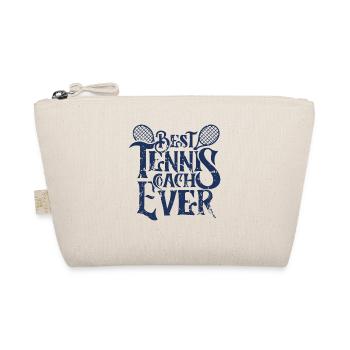 Tennis coach tennis instructor - Organic Pouch - nature - Front