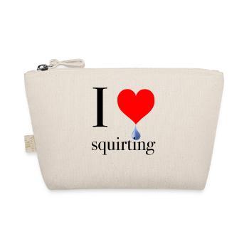 Squirting funny saying sex woman - Organic Pouch - nature - Front