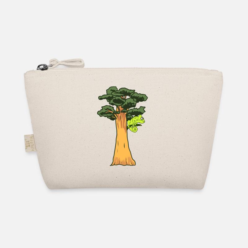 Gecko tree reptile chameleon rainforest nature Organic Pouch