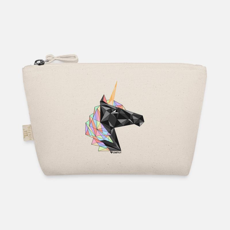 BLACK UNICORN - Organic Pouch - nature