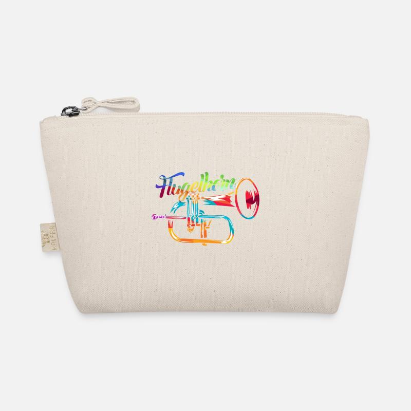 Flügelhorn Trompete Geschenk - Bio-Täschchen - Natur