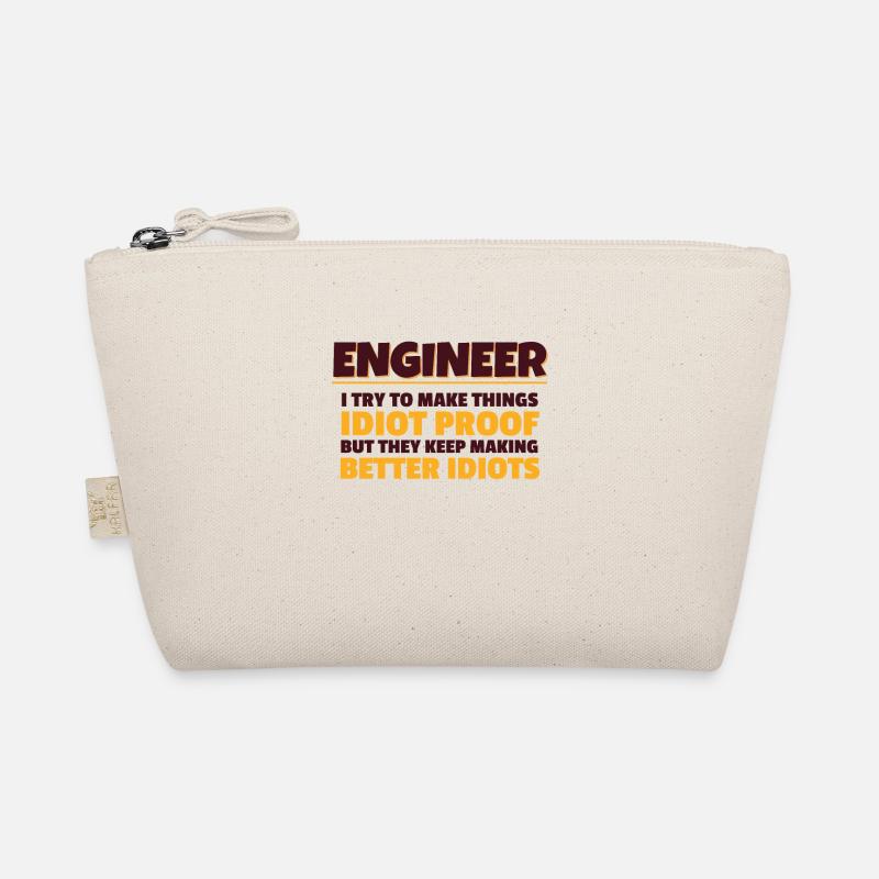 Engineering Gift Engineer Ich versuche Dinge zu machen Bio-Täschchen