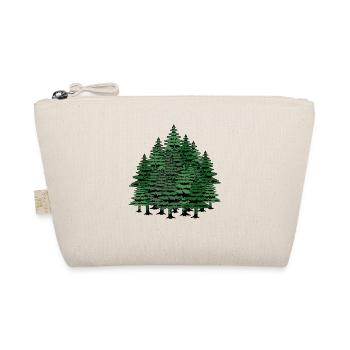 Fir trees forest wilderness nature climate - Organic Pouch - nature - Front