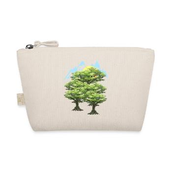 Wilderness Forest Trees Mountains Peak Nature Lovers - Organic Pouch - nature - Front