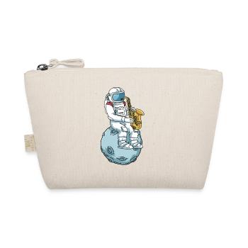 Saxophone Shirt Hommes Astronaut Moon Jazz Music - Trousse biologique - nature - Devant