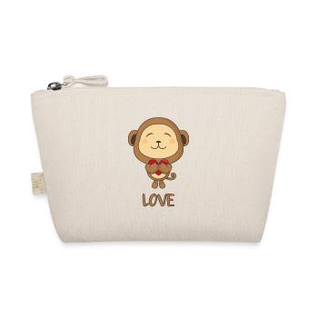Étreinte d’amour cœur de singe - Trousse biologique - nature - Devant