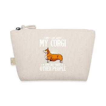 My Corgi Love And Three Others - Organic Pouch - nature - Front