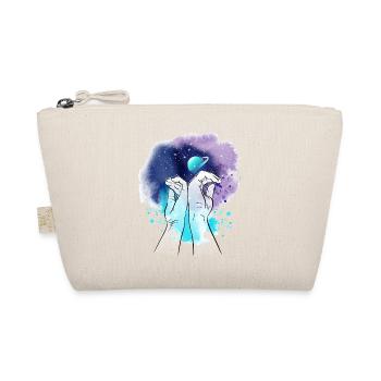 Galaxy hands illustration - Organic Pouch - nature - Front