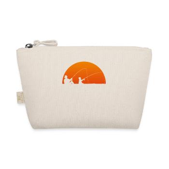 Fishing father and son - Organic Pouch - nature - Front