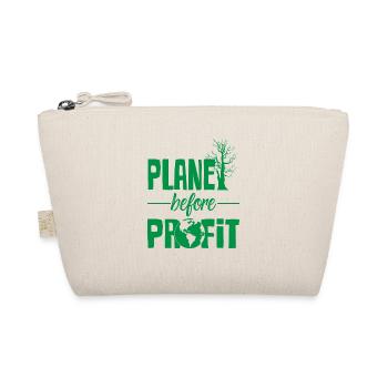 Climate protection - Organic Pouch - nature - Front