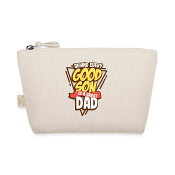 Best daddy father and son - Organic Pouch - nature - Front