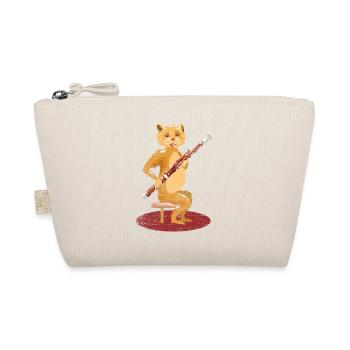 Bassoon cat - Organic Pouch - nature - Front