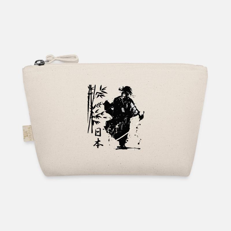 Walking Samurai Warrior bereit für den Kampf traditio Bio-Täschchen