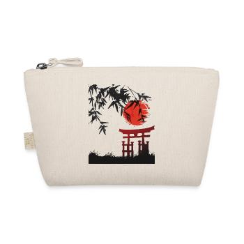 miyajima sunset japanese nature - Organic Pouch - nature - Front