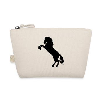 Horse horse pony wild horse rider stallion - Organic Pouch - nature - Front