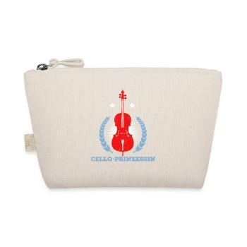Cello-Prinzessin Cello Cellist - Bio-Täschchen - Natur - Vorne