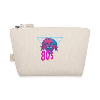 80s 80s 80's eighties themed party costume - Organic Pouch - nature - Front