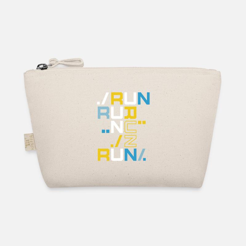 Run Run Run Shirt Bio-Täschchen