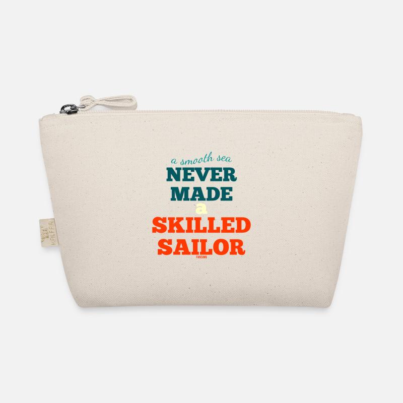 Sailing captain boat ship gift Organic Pouch