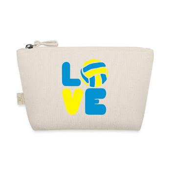 volleyball waterpolo love mot loves sport - Organic Pouch - nature - Front