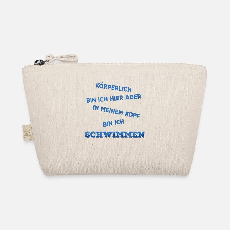 Stolzen Schwimmerspruch - Schwimmen - Bio-Täschchen - Natur