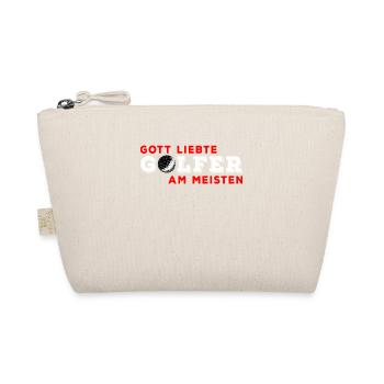 God Loves Golfers Best - Golfsport - Bio-Täschchen - Natur - Vorne