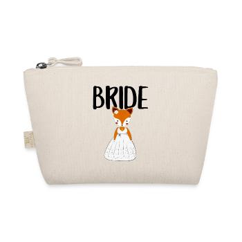 Mariée pour être mariée renards renards JGA bachelorette - Trousse biologique - nature - Devant