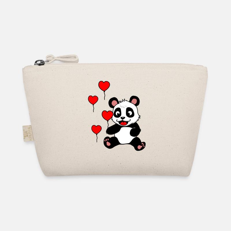 Pandabär Kinder Geburtstag Luftballons Geschenk Bio-Täschchen