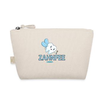 Zahnfee Shirt mit Zahn Fasching Karneval Kostüm - Bio-Täschchen - Natur - Vorne