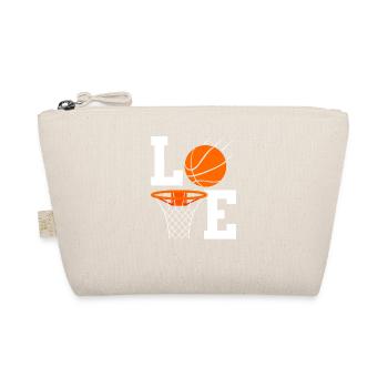 Love Basketball - Organic Pouch - nature - Front
