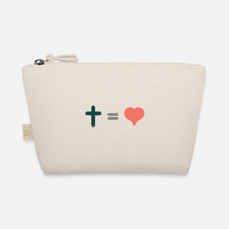 Hoffnung Gott & Christliche Klamotten - Bio-Täschchen - Natur