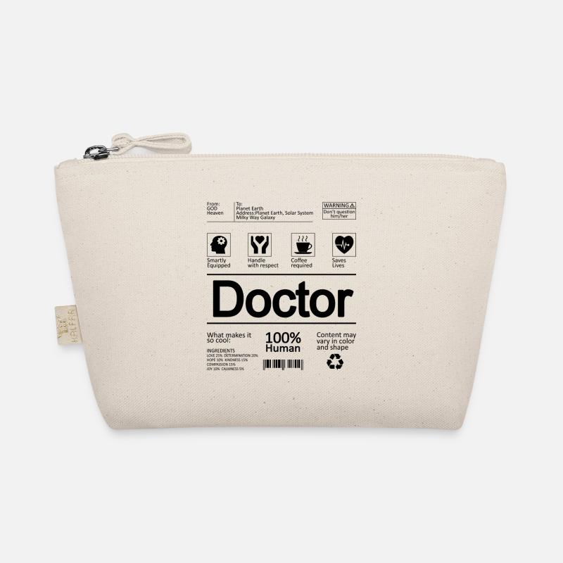 Doctor Arzt Geschenk - Bio-Täschchen - Natur
