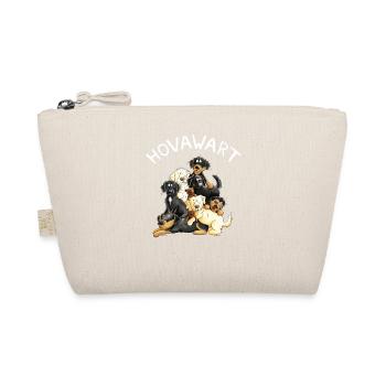 Hovawart Hundehaufen Comic Hunde Geschenk - Bio-Täschchen - Natur - Vorne