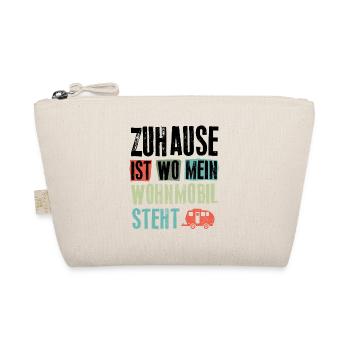 Zuhause Ist Wo Mein Wohnmobil Steht - Bio-Täschchen - Natur - Vorne