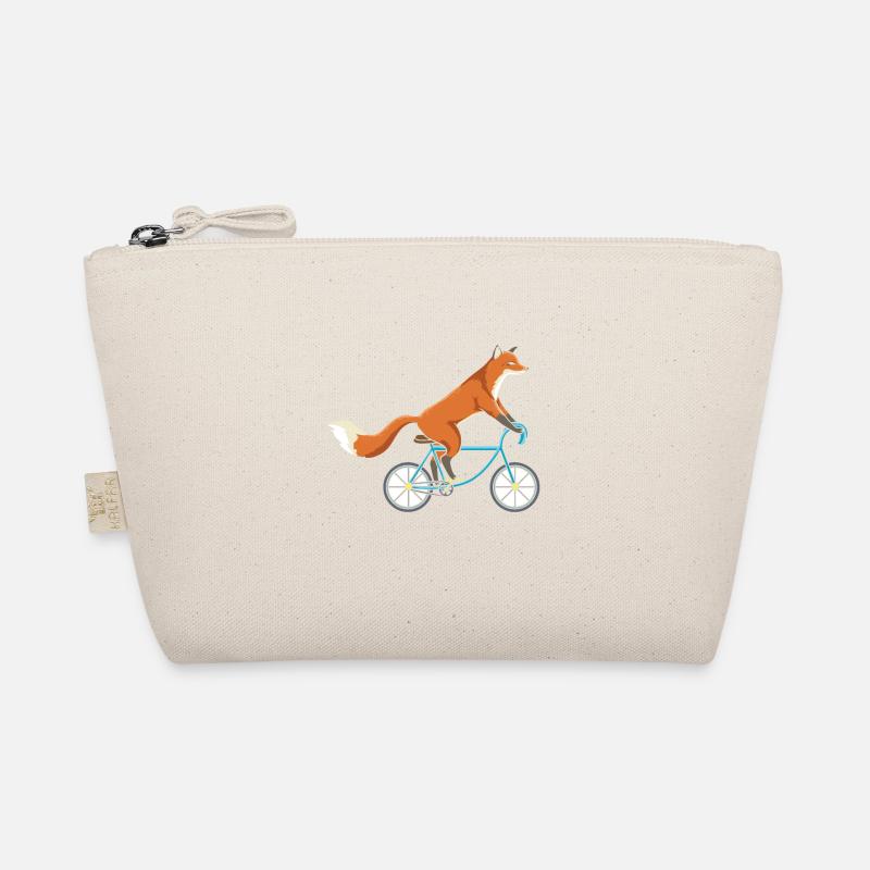 Fox On Bike Bicycle Cyclisme Fox Trousse biologique
