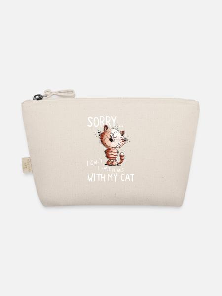 Désolé chat i chat motif dictons comiques - Trousse biologique - nature - Devant