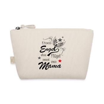 Mom angel wings mother's day gift saying - Organic Pouch - nature - Front
