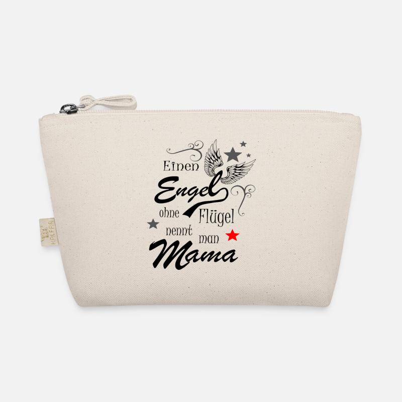 Mama Engel Flügel Muttertag Geschenk Spruch Bio-Täschchen