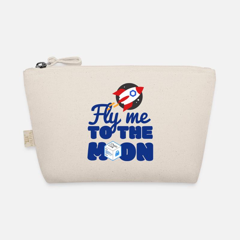 CHAINLINK LINK CRYPTOCURRENCY TO THE MOON Organic Pouch