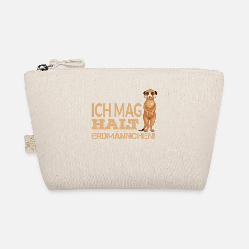 ICH MAG HALT ERDMÄNNCHEN Bio-Täschchen