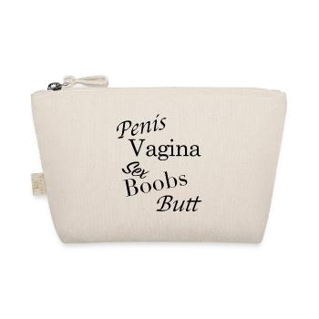 Penis vagina vagina butt boobs sex - Organic Pouch - nature - Front