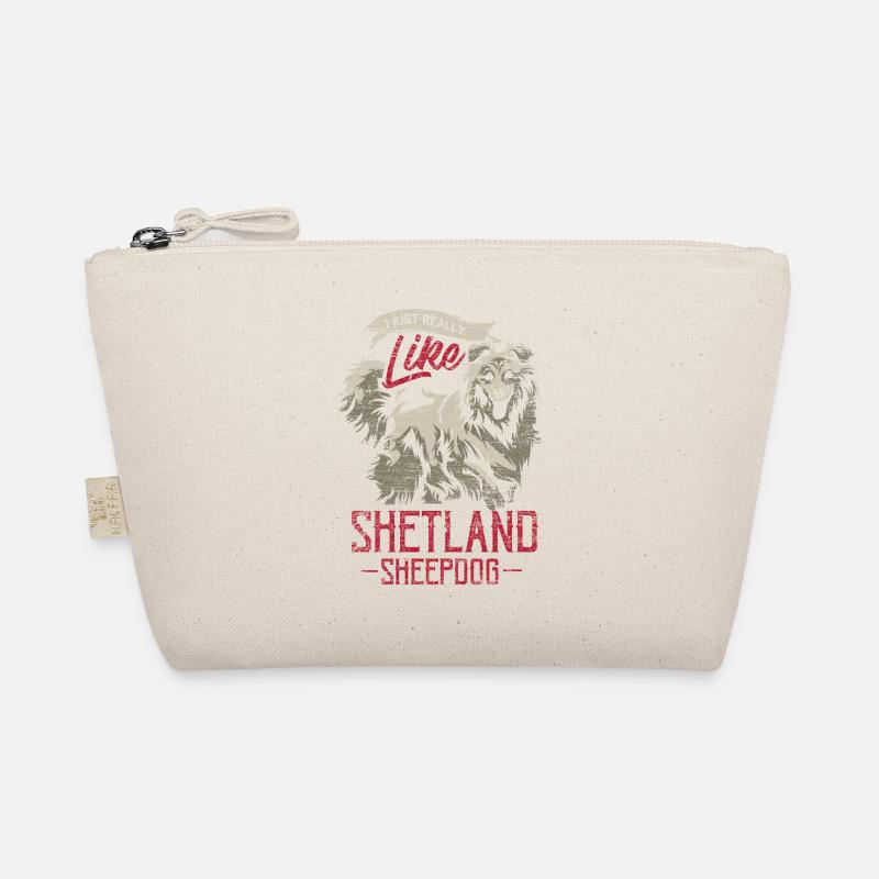 Shetland Schäferhund Geschenk Bio-Täschchen
