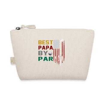bester papa von par lustigem golf - Bio-Täschchen - Natur - Vorne