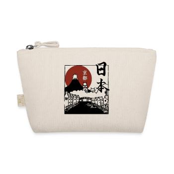 Kyoto Fuji alten Japan alten Nippon - Bio-Täschchen - Natur - Vorne