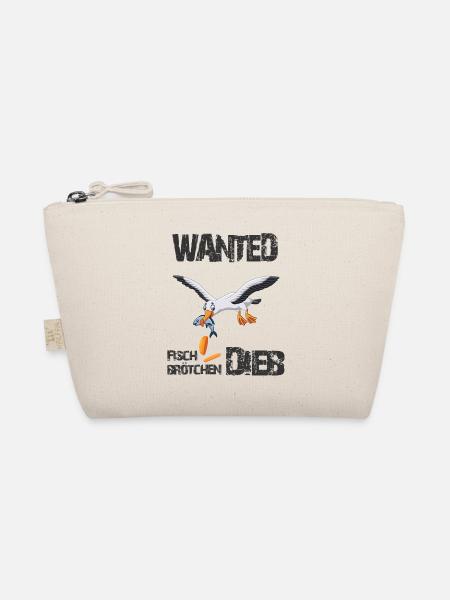 Wanted - Der berüchtigte Fischbrötchen Dieb - Bio-Täschchen - Natur