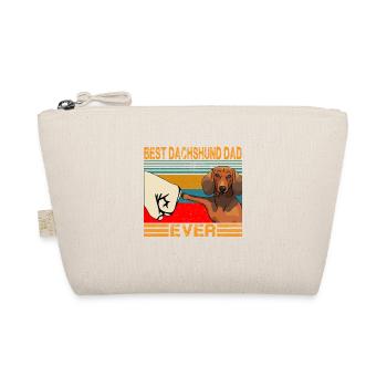 Meilleur teckel papa jamais drôle chat papa fête des pères - Trousse biologique - nature - Devant