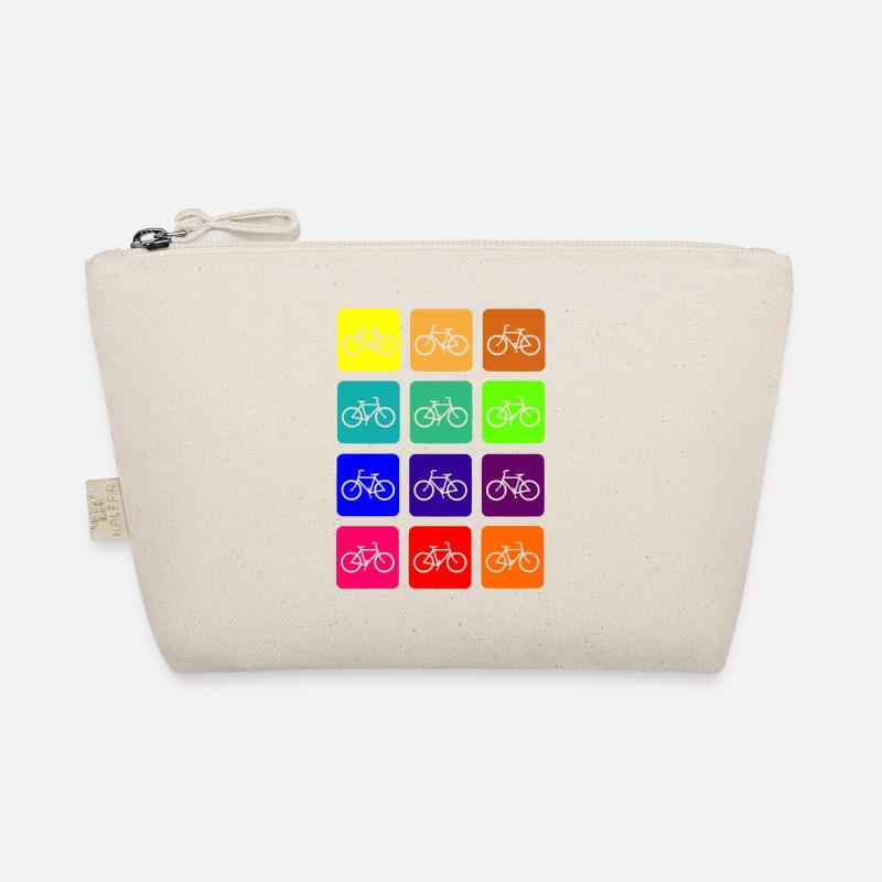 summer bicycle cycling Organic Pouch