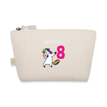 8. Unicorn Birthday - Organic Pouch - nature - Front