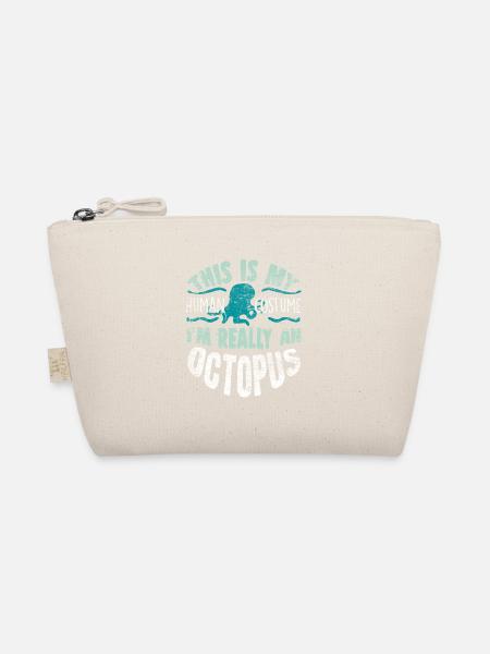 Oktopus - Bio-Täschchen - Natur