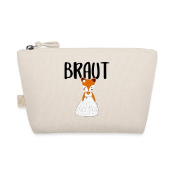 Braut Bride to be Fuchs Füchse JGA Party - Bio-Täschchen - Natur - Vorne